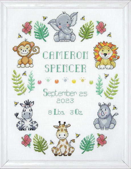 Counted Cross Stitch in Jungle DesignWorks Ink