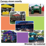 ABCCANOPY 10x20 Pop up Canopy Tent with Sidewalls - Easy up Canopies with Awning, Outdoor Tents for Parties, Market, Commercial Events, White ABCCANOPY