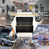 CHETTO C 72-inch Rolling Tool Chest Cabinet Mobile Workbench with 15 Storage Drawers and Wheels 3 Uper Cabinet Outlet SS Pegboard Black Tool Box for Garage CHETTO C