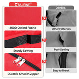 BALEINE 7.5 ft Rolling Christmas Tree Storage Bag, 2 Swivel Wheels for Easy Moving, Heavy Duty 600D Oxford Fabric Extra Large Artificial Christmas Tree Bag with Reinforced Carry Handles (Grey) BALEINE