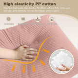 Shuyeon Wedge Pillow Headboard Triangular Bed Wedge Pillow for Headboard, Headboard Pillow Reading Pillow for Daybeds and Bunk Beds with Removable Velvet Cover Shuyeon