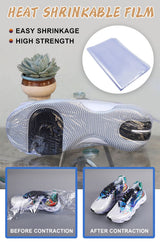 Heat Shrink Bag-Hoatai 12x18"Professional Grade Heat Shrink Wrap is Used to Store Wrap Embellished Items for Longer Life - Industrial Grade Shrink Wrap Bags Transparent and Odorless(100 Pcs) Hoatai