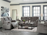 Signature Design by Ashley Tulen Modern Manual Pull Tab Rocker Recliner, Dark Gray Signature Design by Ashley