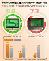 BILLCONCH Gun Safe for Handgun - Biometric Pistol Safe 4 Ways Quick Access with Fingerprint/Full-digital Keypad/Key/APP Lock and Security Cable for Nightstand Bedside Home - Limited Gold BILLCONCH