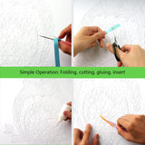 Uniquilling Quilling Kits Paper Quilling Kit for Adults Beginner, Paper Filigree Painting Kits DIY Kits for Adults with Complete Quilling Tools, Modern Wall Art for Living Room, 16*20-inch Owl(Basic) Uniquilling