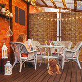 Bcofo Reed Screening,Decorative Fences,Sunshade,Bamboo Fencing Rolls, Patio Privacy Screen Panels,2 3 4 5 feet High x 16.4 feet Long, Reed Screen for Garden (Size : H0.91xL5m/H3xL16.4ft) Bcofo