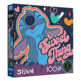 Ceaco - Disney - Stitch - Sweet Thing - Glow in The Dark - 100 Piece Jigsaw Puzzle Ceaco