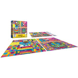 RoseArt - Snack Size - Peanuts - 4 x 100 Piece Jigsaw Puzzle for Adults RoseArt