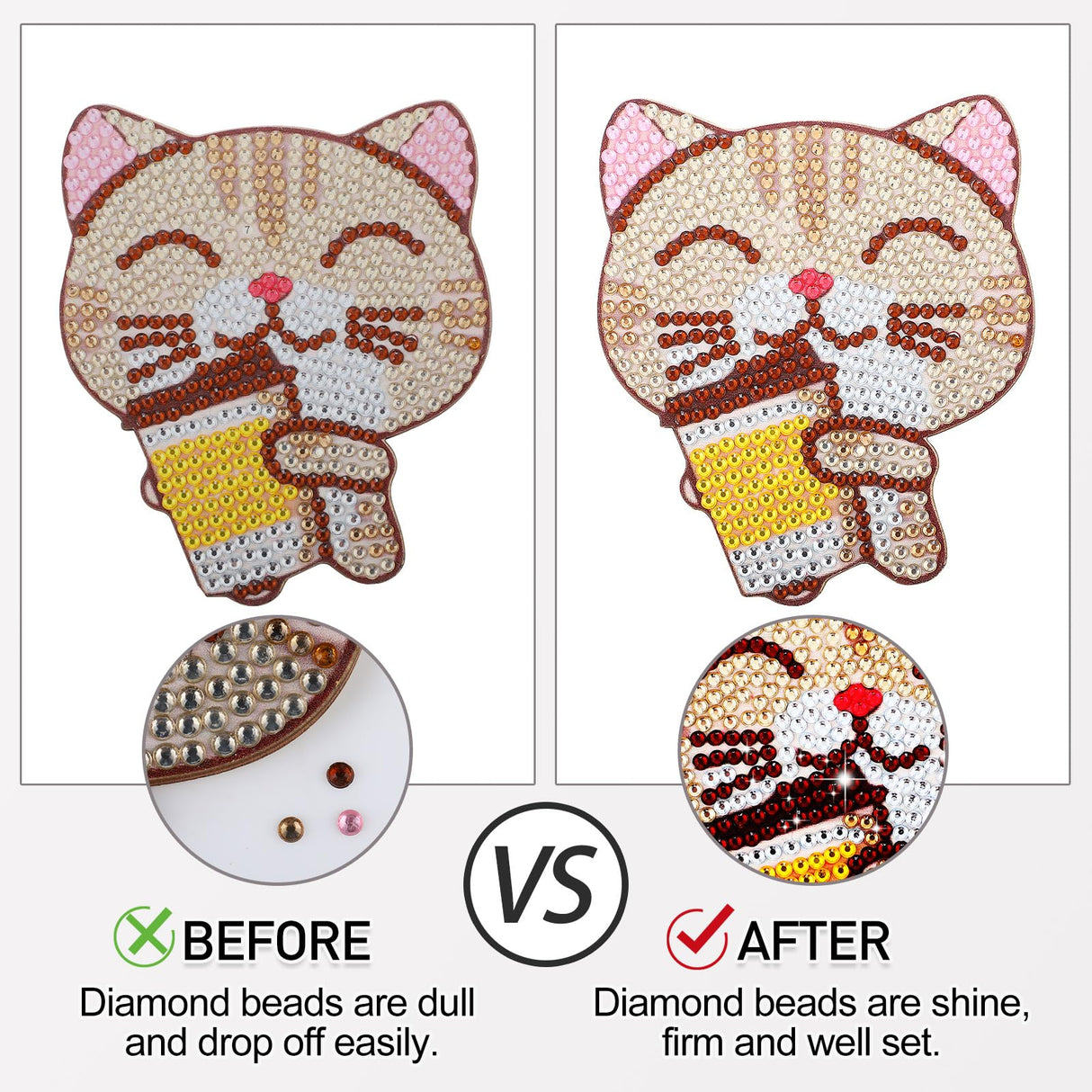 Diamond Painting Sealer, Topwey Diamond Painting Adhesive with Applicator Helps retain Your Diamond Sparkle, Also Applicable to Puzzles for Adults (125 ML 4.4 Fl Oz) Topwey