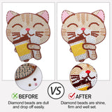 Diamond Painting Sealer, Topwey Diamond Painting Adhesive with Applicator Helps retain Your Diamond Sparkle, Also Applicable to Puzzles for Adults (125 ML 4.4 Fl Oz) Topwey