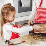 Mini Rolling Pin 7.5 Inch Kids Rolling Pin - (Pack of 6) Set for Play Dough Accessories Small Rolling Pin for Dough - Wood Kids Rolling Pins with Handles for Foods, Accessories Bedwina