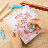 8 PCS Needlepoint Stretcher Bars 2 Sizes Stretcher Bars for Needlework Wooden Canvas Art Supplies with 40 Thumb Tacks for Needlepoint Embroidery Stitch Frame Set Bundle with Crafts Czlotyh