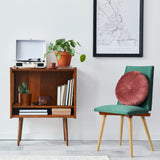 TURSTIN 8 Pieces 16 Inches Table Legs Wood Furniture Legs Tapered Round Replacement Desk Chair Legs Mid Century Furniture Legs for Coffee Table Dresser Night Stand (Wood) TURSTIN