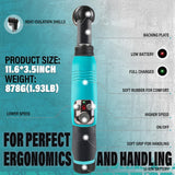 AUTIWOZ Cordless Mini Car Polisher, 12V Micro RO/DA Mini Polisher 6 Variable Speed, LED Display for Car Detailing, Waxing, Polishing, Scratch Removing,1inch 2inch 3inch Car Detailing Kit AUTIWOZ