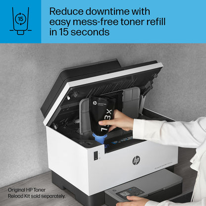 HP LaserJet-Tank MFP 2604sdw Wireless Black & White Printer Prefilled With Up to 2 Years of Original HP-Toner (381V1A)