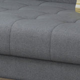 Christopher Knight Home GDFStudio Christopher Knight Home Aidan Mid Century Modern Tufted Fabric Sofa, Gray Christopher Knight Home
