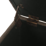 HomePop Home Decor | Dinah Collection Modern Storage Ottoman | Ottoman with Storage for Living Room & Bedroom (Chocalate Brown) HomePop