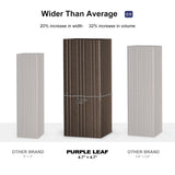 PURPLE LEAF Hardtop Gazebo 12' X 16' Metal Roof with Netting and Curtains Hard Top Backyard Patio Gazebos Permanent Canopy Deck Garden Hot Tub Outdoor Pavilion PURPLE LEAF