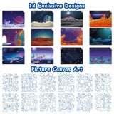 CREATIVETREES Foil Arts and Crafts for Kids – Space Craft with Clean Crafting, Mess-Free Coloring, Travel Toys, and Birthday Gifts for Ages 4 5 6 7 8 9-12 CREATIVETREES