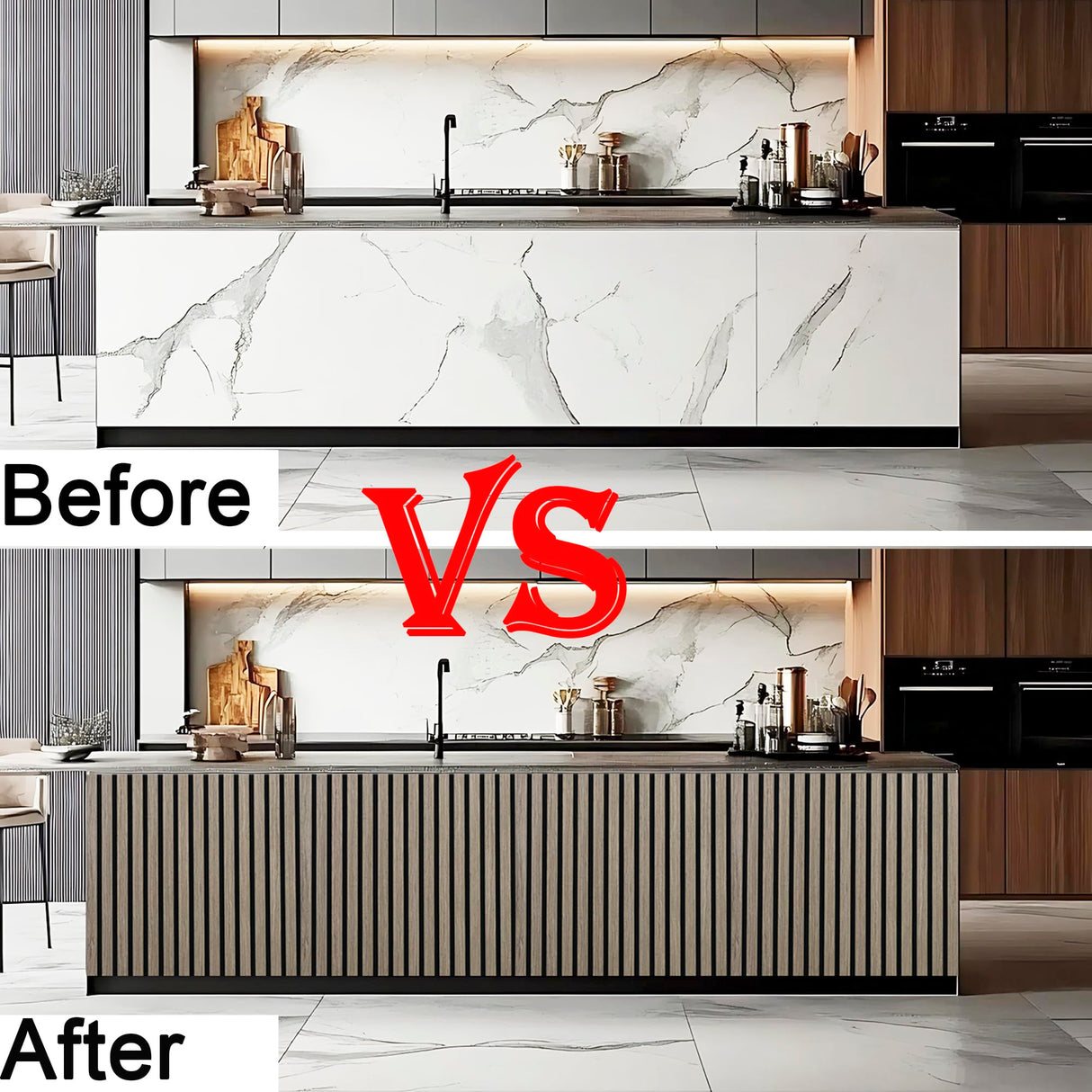 94.5 x 23.6 in Acoustic Wood Wall Panels,3D Flexible Soundproof Wall Panels,Wood Slat Wall Panel for Interior Wall Decor (White Oak) TRAIN2 ART
