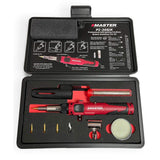 Master Appliance PI-20SiK Professional Cordless Butane Soldering Iron Kit [portable soldering station & heat tool] - Self-Igniting w/Adjustable Temperature - 680F - 820F, refillable with butane fuel Master Appliance