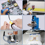 5 Rolls Sublimation Tape Heat Transfer Tape, 20mm × 50m (164ft) Heat Resistant Tape Sublimation Bulk, Brown Heat Transfer Tape for Sublimation Press Electronic Soldering Insulation, No Residue Oleitodh