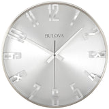 Bulova C4846 Director Wall Clock, Satin Pewter Finish Bulova
