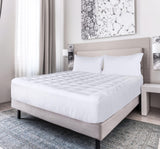 Utopia Bedding Full Mattress Pad, Quilted Fitted Premium Mattress Protector, Deep Pocket Cover Stretches up to 16 Inches, Fluffy Pillow Topper (54x75 Inches, White) Utopia Bedding