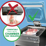 Avid Armor – Chamber Machine Pouches, Pre-Cut Chamber Vacuum Sealer Bags, Heavy Duty Seal Pouch, BPA-Free Chamber Sealer, Vacuum Chamber Pouches (250, 8x10) Avid Armor