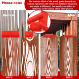 LUTQ Wood Grain Tool - Natural Woodgrain Maker for Decorative Painting Premium Wood Graining Tool Set Enhance Your DIY Projects with Wood Grain Patterns LUTQ