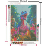 DIY 5D Diamond Art Kits (12 * 16 Inch),Mosaic Diamond Painting, Art for Dinosaur, Embroidery Full Drill for Animals, Art Kits Rhinestone Craft for Home Wall Decor Amz Camel
