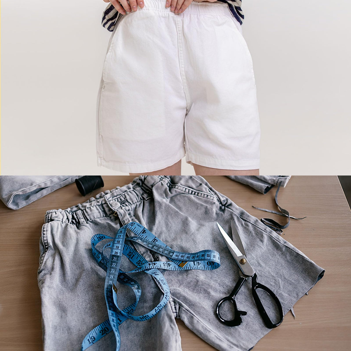 MECCANIXITY 10OZ Denim Fabric, 57 Inch Stretch Cotton Denim Material 2 Yard by The Yard for Sewing Quilting Clothes Fabric DIY Craft,Light Blue MECCANIXITY