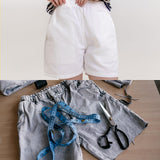 MECCANIXITY 10OZ Denim Fabric, 57 Inch Stretch Cotton Denim Material 2 Yard by The Yard for Sewing Quilting Clothes Fabric DIY Craft,Light Blue MECCANIXITY