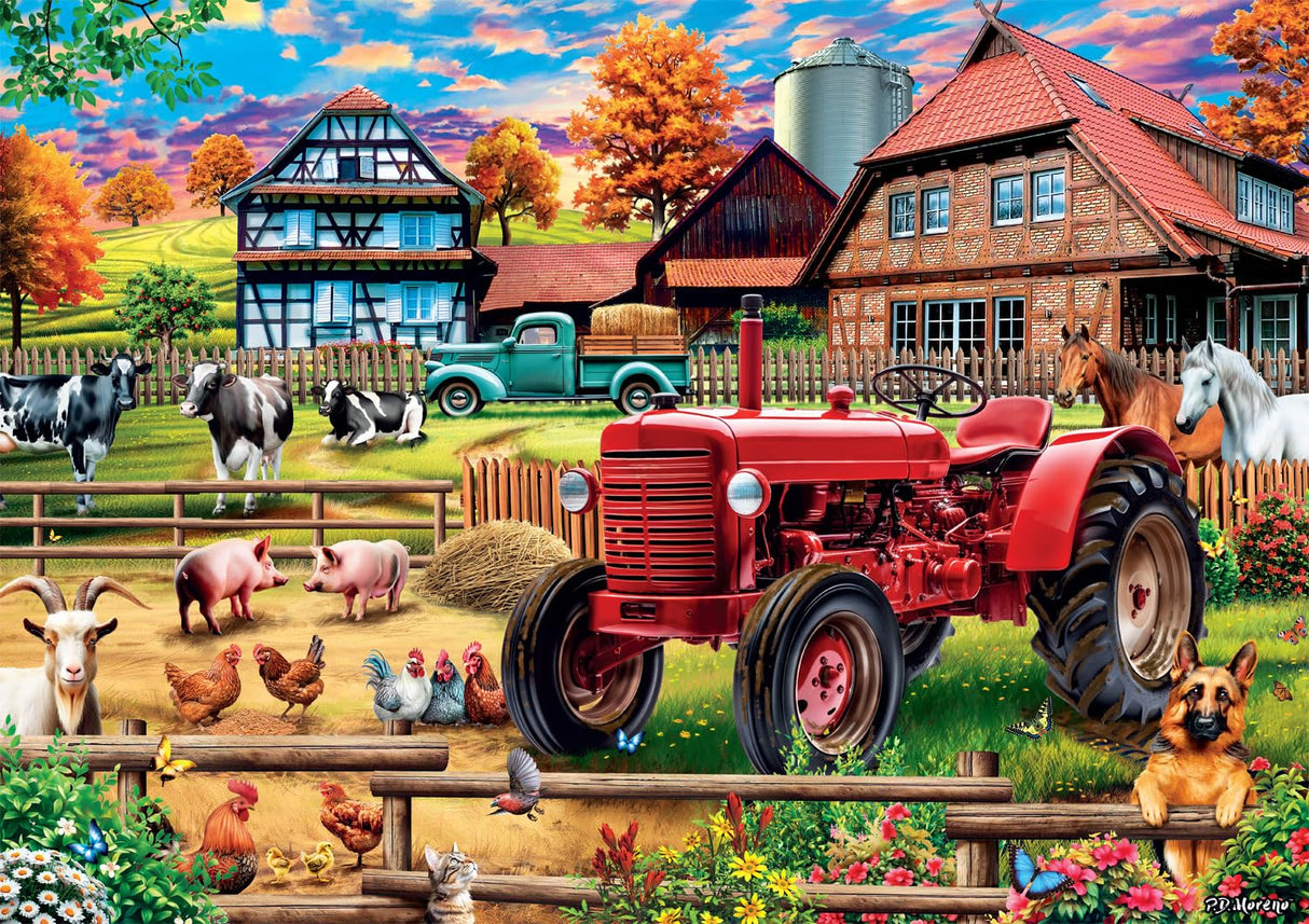 Buffalo Games - PD Moreno - European Countryside - 500 Piece Jigsaw Puzzle for Adults -Challenging Puzzle Perfect for Game Nights - Finished Size is 21.25 x 15.00 Buffalo Games