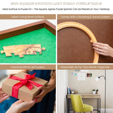 Bits and Pieces - Square Spinning Lazy Susan Puzzle Table - Rotating Jigsaw Puzzle Table - Puzzle Accessories - Puzzle Table - Fits 1500 Piece Puzzle - 34" x 34" Bits and Pieces