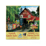 SUNSOUT INC - Amish Quilt Sale - 1000 pc Jigsaw Puzzle by Artist: Tom Wood - Finished Size 20" x 27" - MPN# 28822 SunsOut