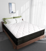 elitspace Full Size Mattress, Full Hybrid 12-inch Mattress in a Box, Memory Foam & Individually Pocket Coils for Pain Relief, Medium Firm Full Bed Mattress, CertiPUR-US Certified. elitspace