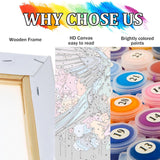 2 Pack Paint by Numbers with Frame,Hummingbird Paint by Number Kits for Adults,Paint by Numbers for Beginner on Canvas,DIY Acrylic Easy Oil Painting Arts Gift Crafts Kits for Home Wall Decor 8x8inch YarnWhimsy