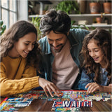 White Mountain Puzzles - Binge Watching - 1000 Piece Jigsaw Puzzle for Adults - Fun Family Activity - 24"x30" White Mountain