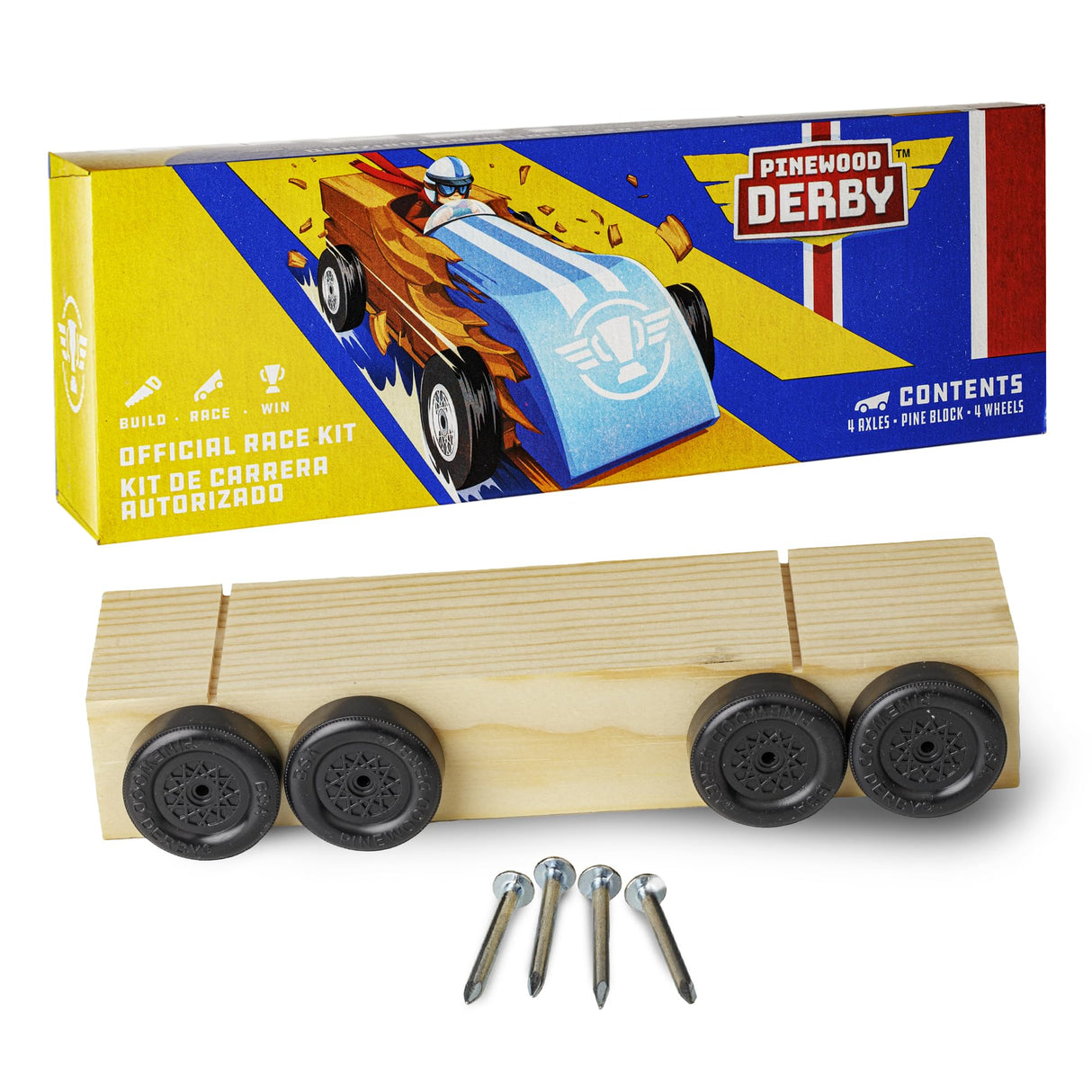 Official Pinewood Derby Car Kit Boy Scouts of America