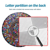 Bgraamiens Puzzle-Mandala Petals-1000 Pieces Round Puzzle Color Challenge Jigsaw Puzzles for Adults and Kids(Mandala Petals) Bgraamiens