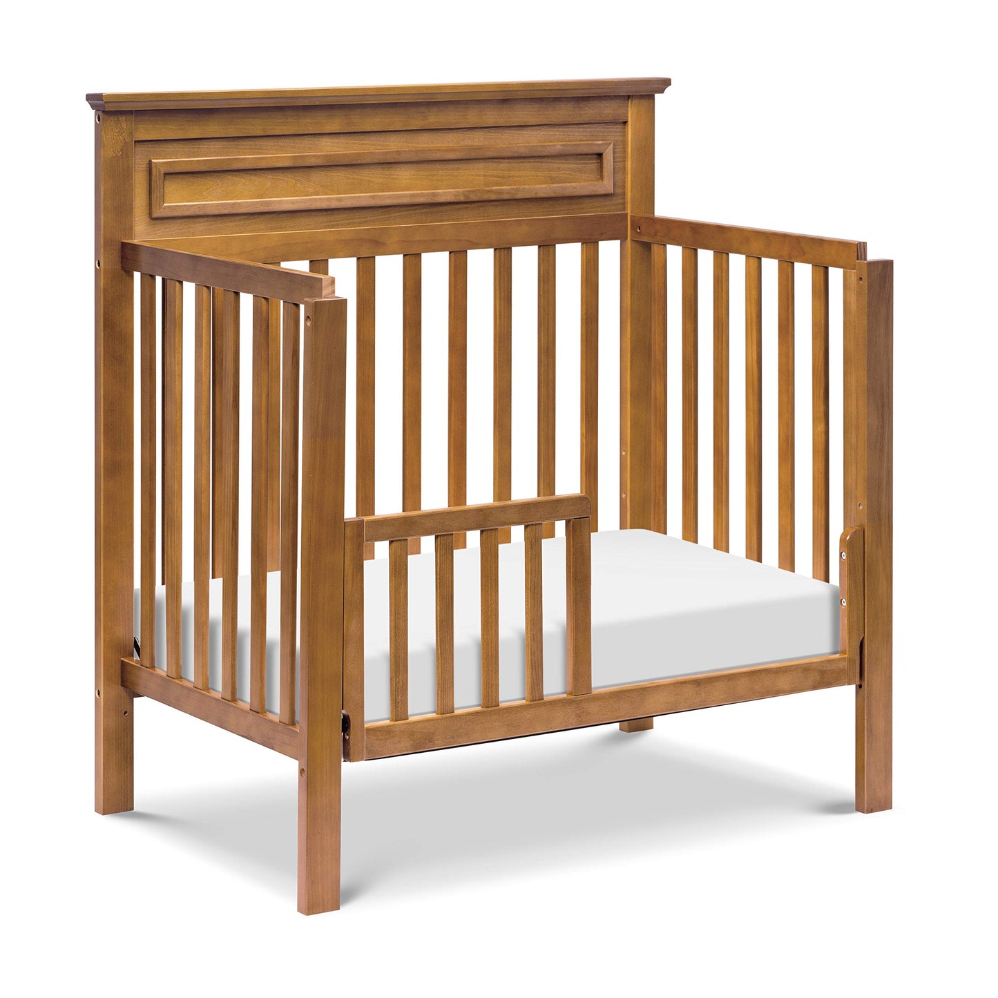 DaVinci Autumn 4-in-1 Convertible Mini Crib in Chestnut, Greenguard Gold Certified