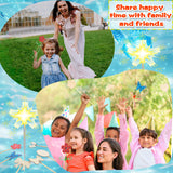 Kugliwa 59 Pcs Princess Fairy Wands Craft Kit DIY Wooden Fairy Wands Include 20 Unfinished Fairy Wands 7 Gem Stickers 20 Ribbons 12 Markers for Birthday Party Supply Kugliwa