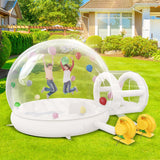 Albott 13FT Inflatabla Bubble Bounce House, Bubble House Inflatable Dome with 750W and 550W Air Blowers for Birthday Parties, Wedding and Gender Revealing Albott