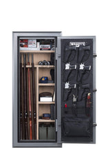 Wasatch 24-Gun Fireproof and Waterproof Safe with Electronic Lock, Gray (24EGW) Wasatch