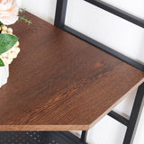 HOMISSUE Corner Shelf, 6 Tier Tall Corner Bookshelf 82.6", Industrial Corner Shelves Stand, Display Shelving Unit with Storage for Home Office Living Room and Bedroom, Brown HOMISSUE