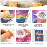 YarnWhimsy Aurora Diamond Art Kits for Adults,Landscape Diamond Painting Kits for Adults Beginners,Mountain 5D Diamond Painting with Round Gem Art Kits for Gift Home Wall Decor 12x16 Inch YarnWhimsy