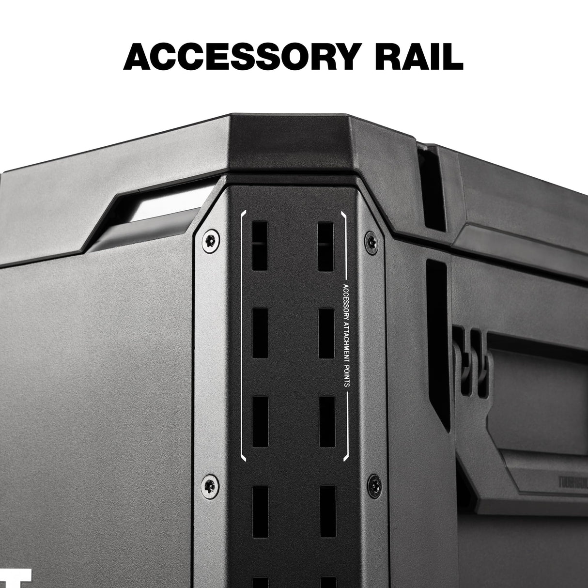 ToughBuilt StackTech XL 3 Drawer Tool Box, Heavy-Duty Portable Tools Chest, 50 lb Capacity - Stackable Toolbox Storage Organizer with 22 Dividers, Auto-Latching Drawers and Accessory Rails ToughBuilt