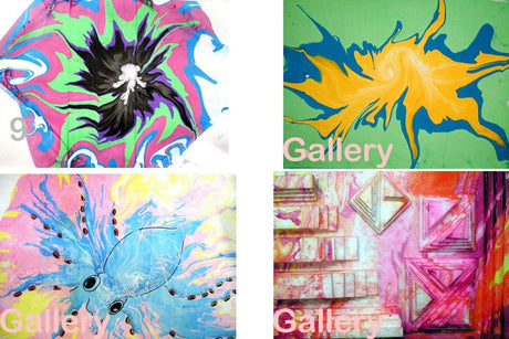 New Water Marbling Paint 12 Colors Tube Set / 12ml Marble kit Color bank vivid