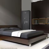 Barska Quick and Easy Digital Access Rifle Firearm and Long Gun Safe for Home with Optional Silent Mode - 14 Position Keypad BARSKA